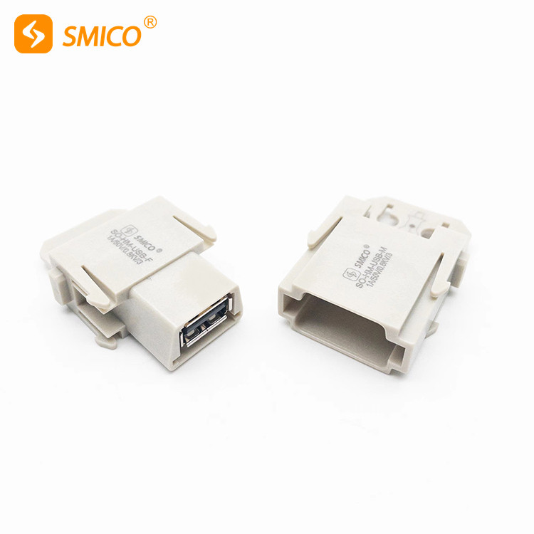 Convertisseur de genre femelle de module USB de connecteur robuste 09140014701